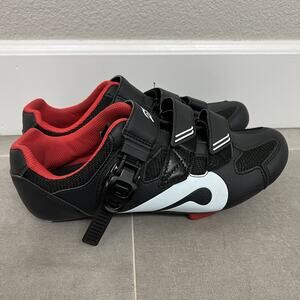 Peloton Cycling Cleats Size 41/ US Men’s 8/Womens 10 Black Bike Outdoor Shoes